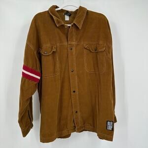 Killer Loop Mens Corduroy Shirt Size XL Vintage Y2K Streetwear Skater